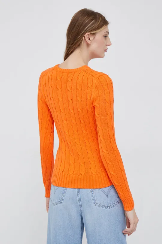 πορτοκαλί Βαμβακερό πουλόβερ Polo Ralph Lauren
