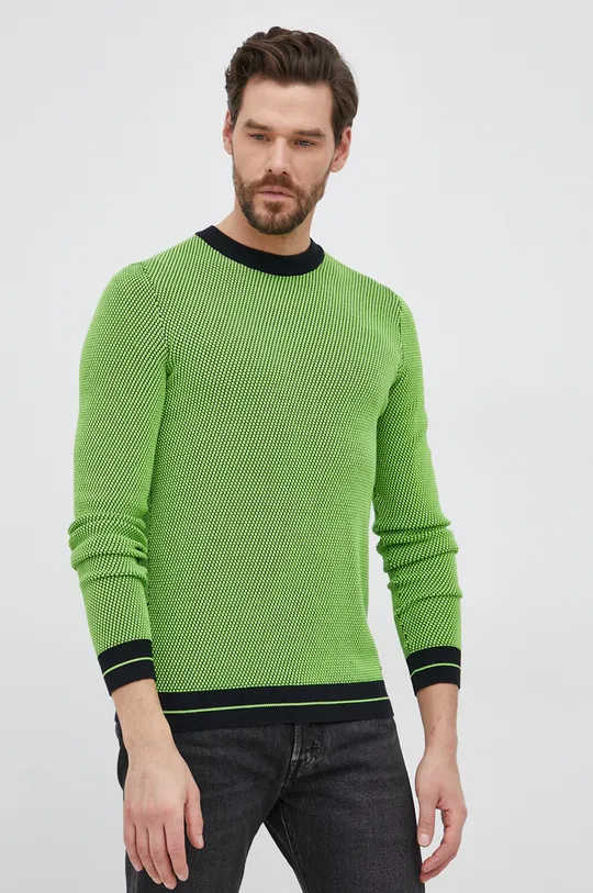 zelena Pamučni pulover Hugo