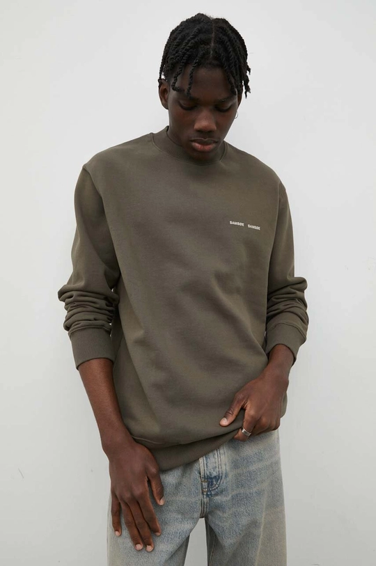 green Samsoe Samsoe cotton sweatshirt Men’s