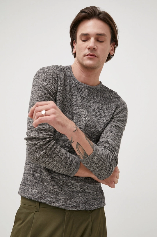 Produkt by Jack & Jones sweter bawełniany czarny