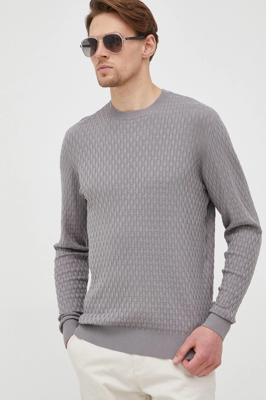 Emporio Armani sweter szary