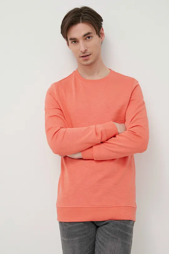pomarańczowy Tom Tailor bluza bawełniana Męski