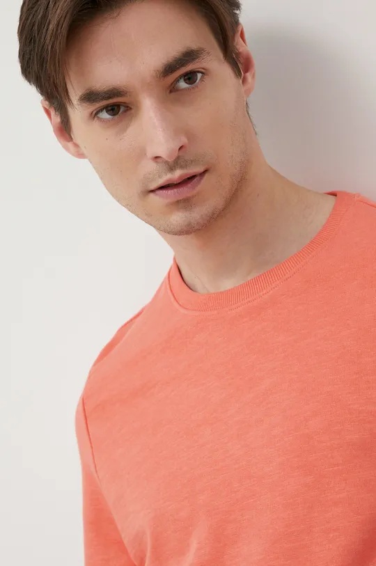 pomarańczowy Tom Tailor bluza bawełniana