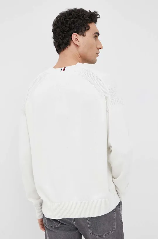 Βαμβακερό πουλόβερ Tommy Hilfiger Icon  100% Οργανικό βαμβάκι