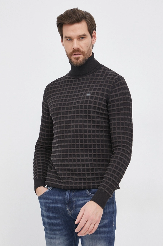 czarny G-Star Raw Sweter D20962.5613 Męski