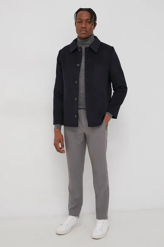 Bruuns Bazaar maglione in lana grigio