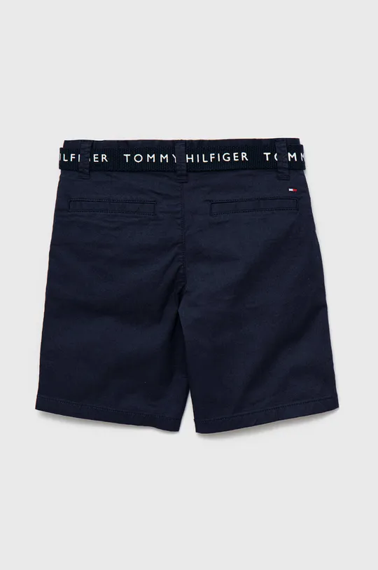 Detské krátke nohavice Tommy Hilfiger tmavomodrá