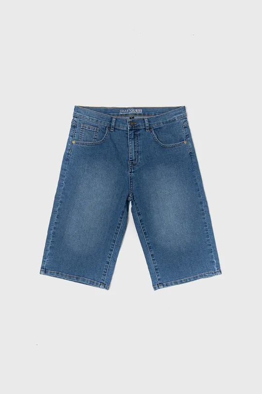 modra Otroške kratke hlače Guess Fantovski