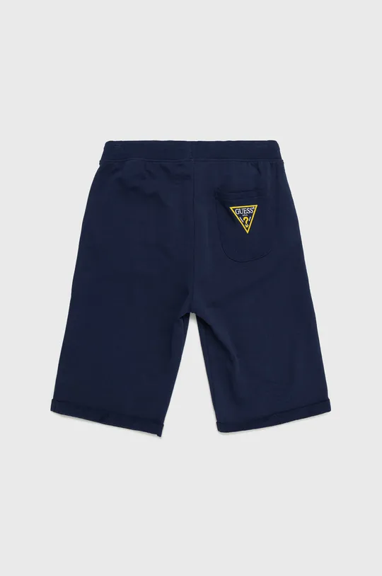 Otroške kratke hlače Guess mornarsko modra