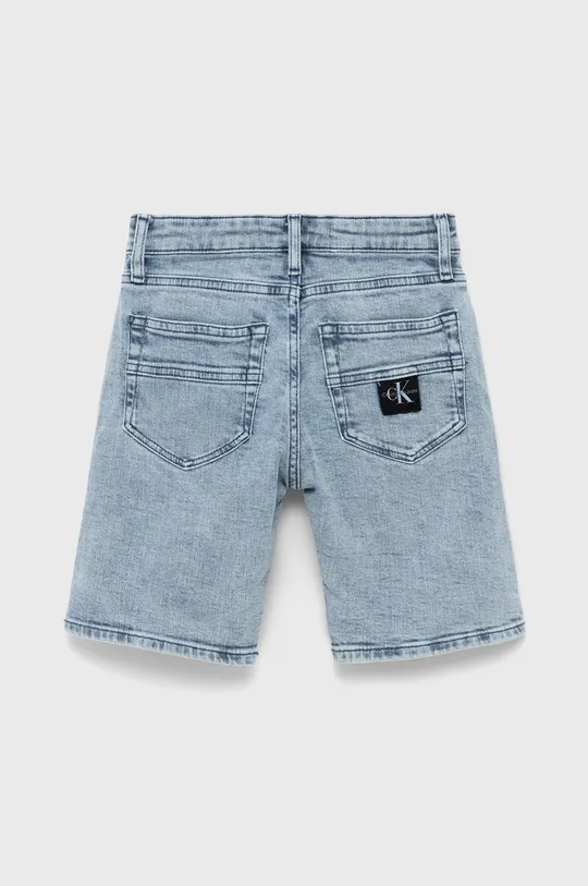 Дитячі джинсові шорти Calvin Klein Jeans блакитний