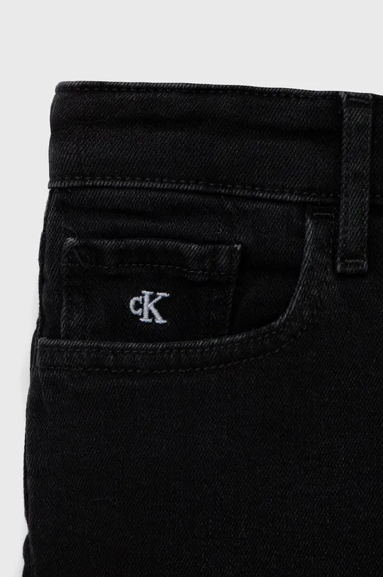 Calvin Klein Jeans otroške jeans kratke hlače  98% Bombaž, 2% Elastan