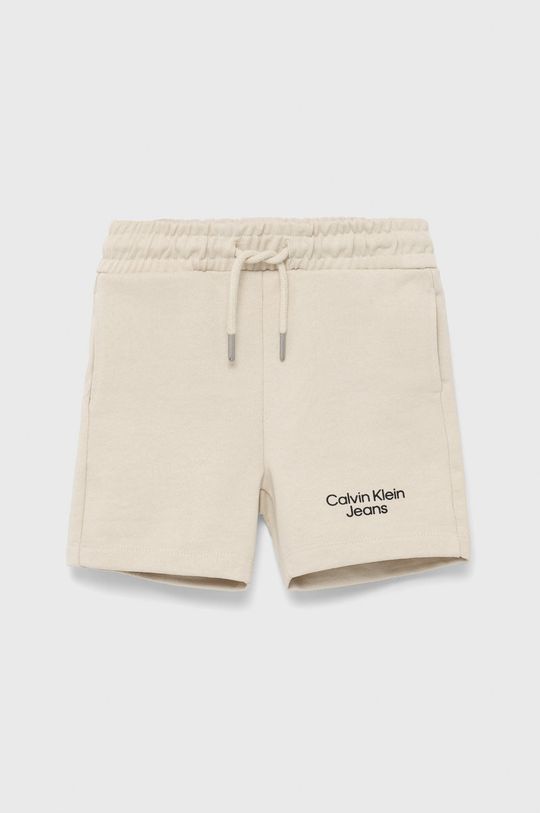 cielisty Calvin Klein Jeans szorty bawełniane dziecięce IB0IB01180.PPYY Chłopięcy