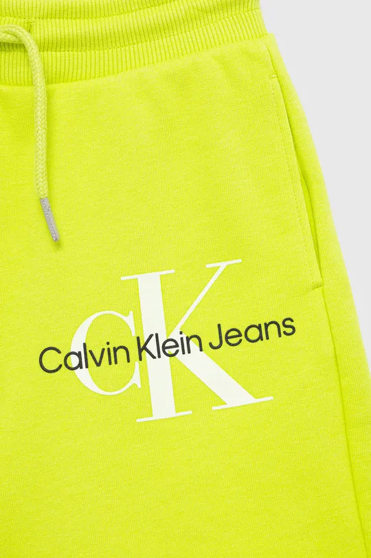 Detské krátke nohavice Calvin Klein Jeans  85% Bavlna, 15% Polyester