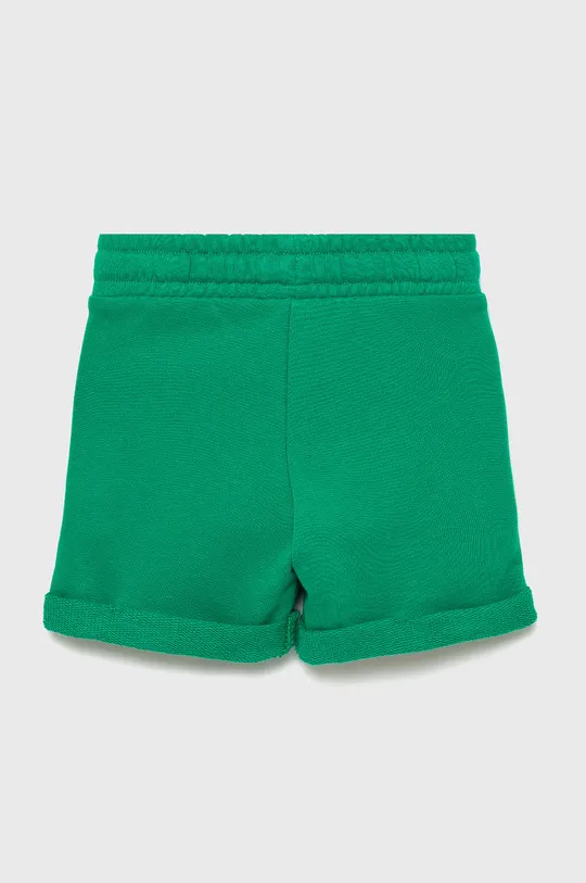 Detské bavlnené šortky United Colors of Benetton zelená
