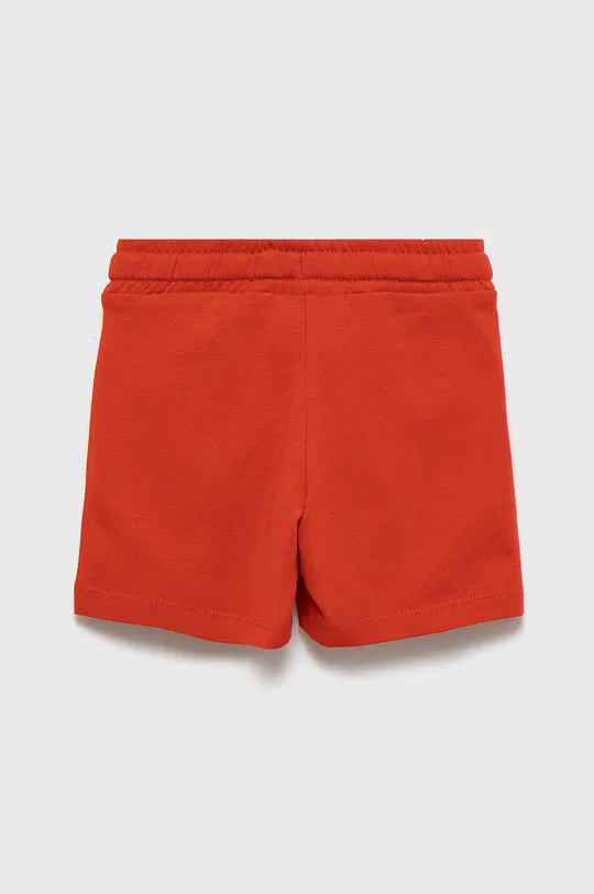 Детские хлопковые шорты United Colors of Benetton красный