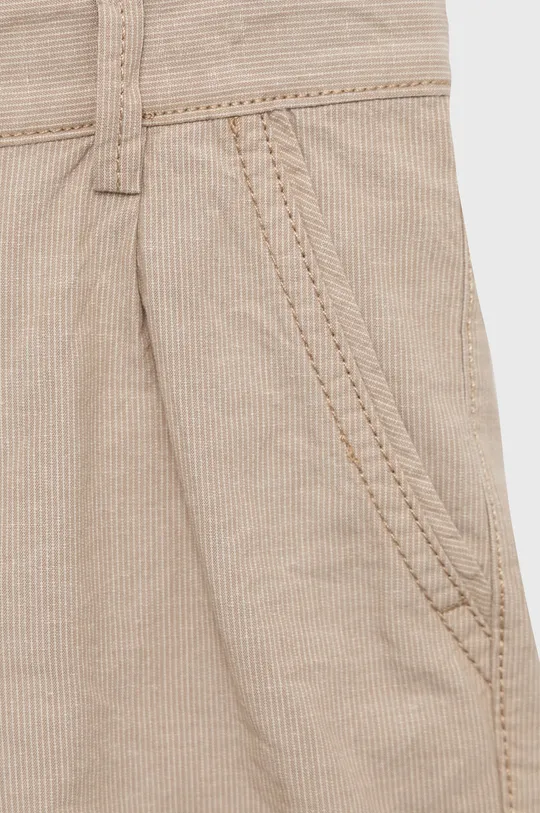 Otroške kratke hlače z mešanico lana United Colors of Benetton  69% Bombaž, 31% Lan