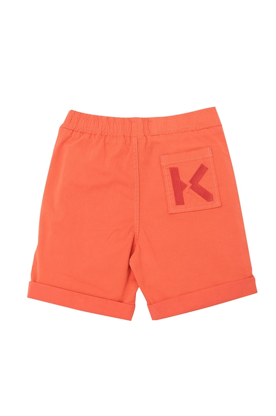 Detské krátke nohavice Kenzo Kids oranžová