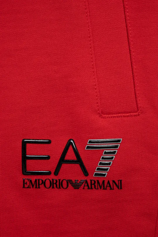 Dječje pamučne kratke hlače EA7 Emporio Armani  100% Pamuk