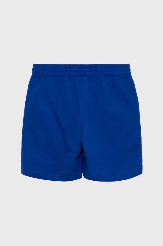 Otroške bombažne kratke hlače EA7 Emporio Armani modra