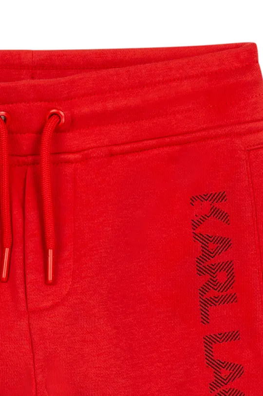 rdeča Otroške kratke hlače Karl Lagerfeld