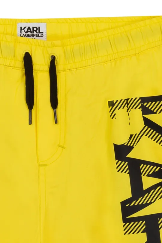 rumena Otroške kopalne kratke hlače Karl Lagerfeld