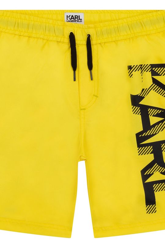 jasně žlutá Dětské plavkové šortky Karl Lagerfeld