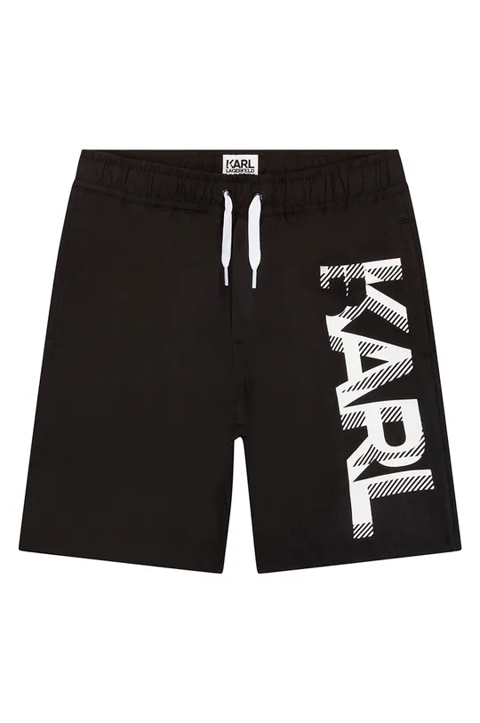 crna Dječje kratke hlače za kupanje Karl Lagerfeld Za dječake