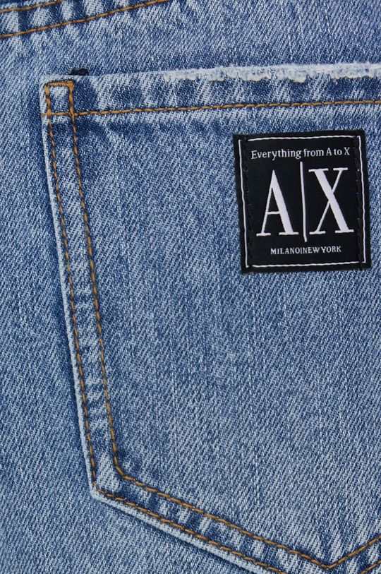 niebieski Armani Exchange szorty jeansowe 3LYJ95.Y1VFZ