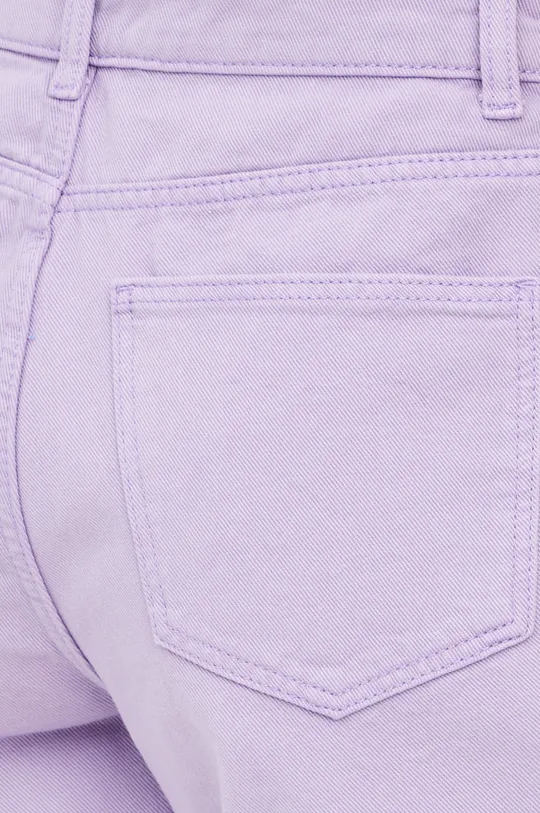 fialová Rifľové krátke nohavice Noisy May
