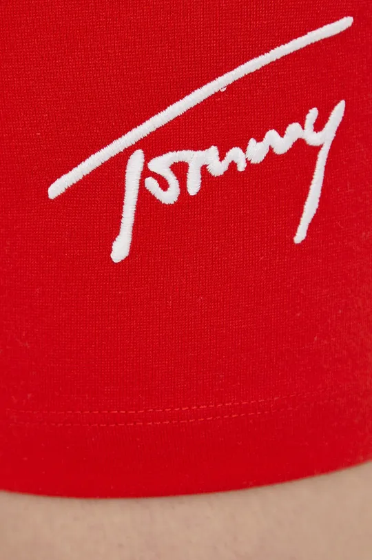 rdeča Kratke hlače Tommy Jeans