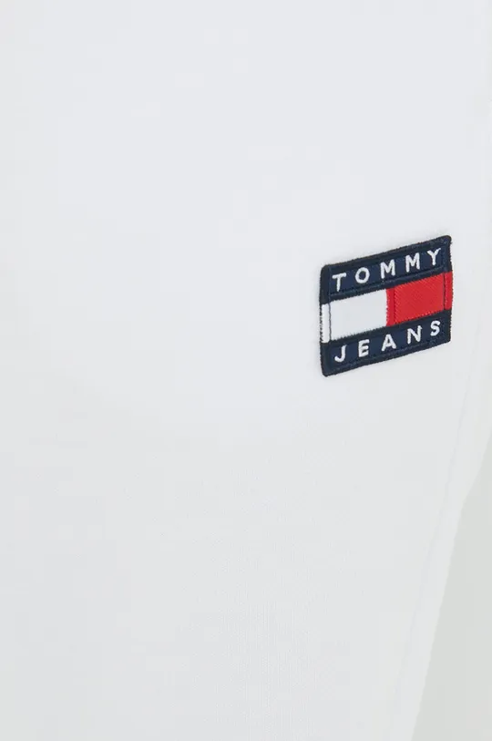 biela Bavlnené šortky Tommy Jeans
