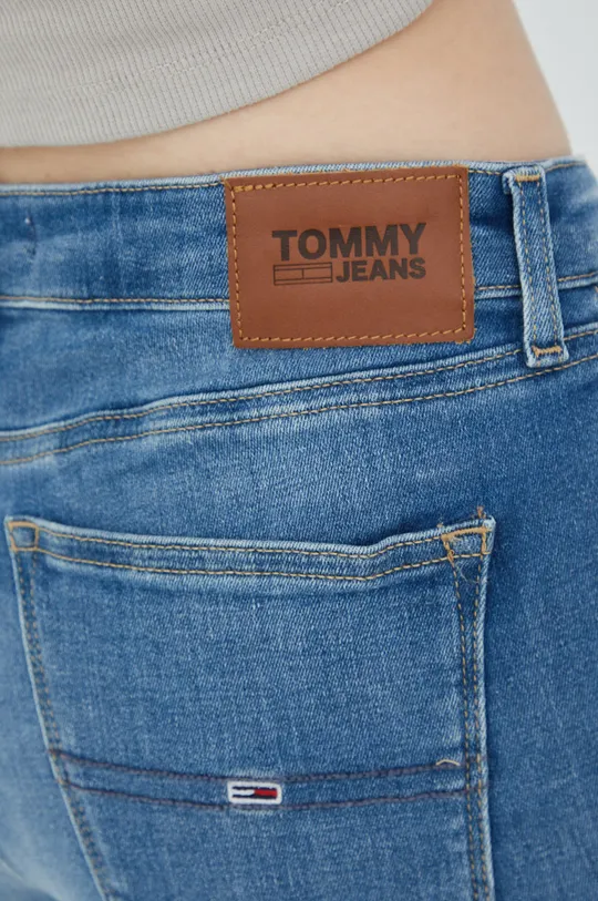 Rifľové krátke nohavice Tommy Jeans Bf0231 Dámsky