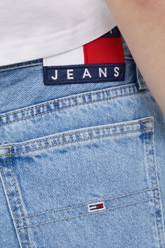 блакитний Джинсові бавовняні шорти Tommy Jeans