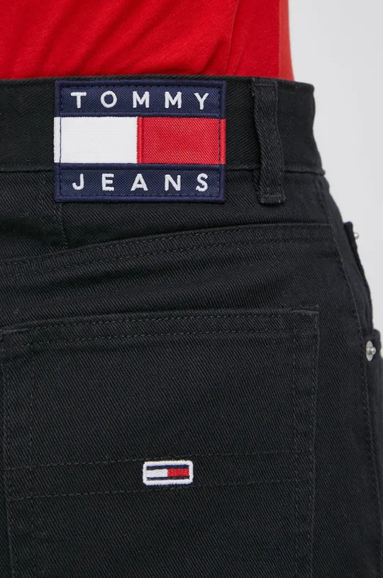 czarny Tommy Jeans szorty jeansowe DW0DW12163.PPYY