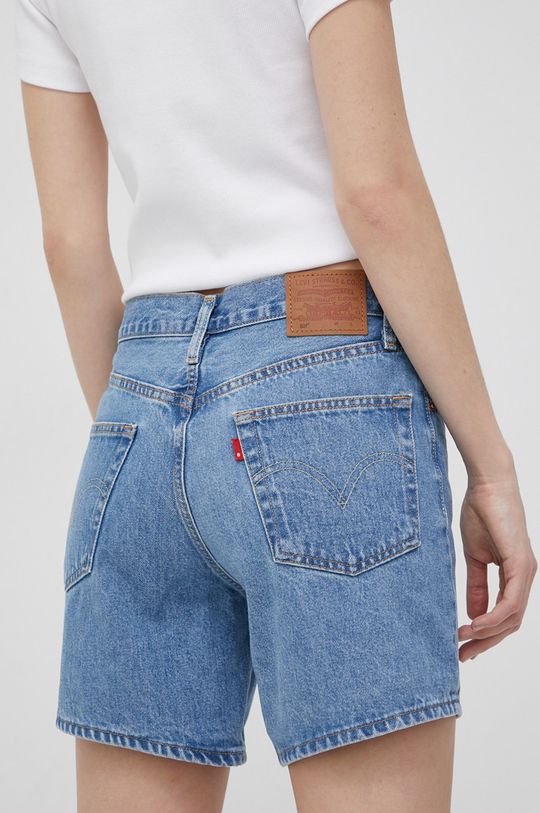 Levi's szorty jeansowe bawełniane 501 Rolled 100 % Bawełna