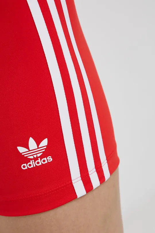 red adidas Originals shorts