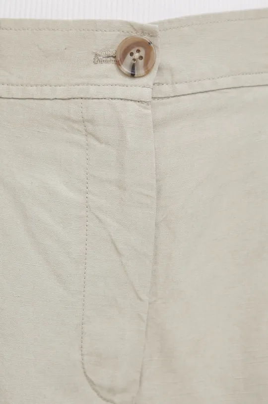 zelena Kratke hlače s dodatkom lana Marc O'Polo