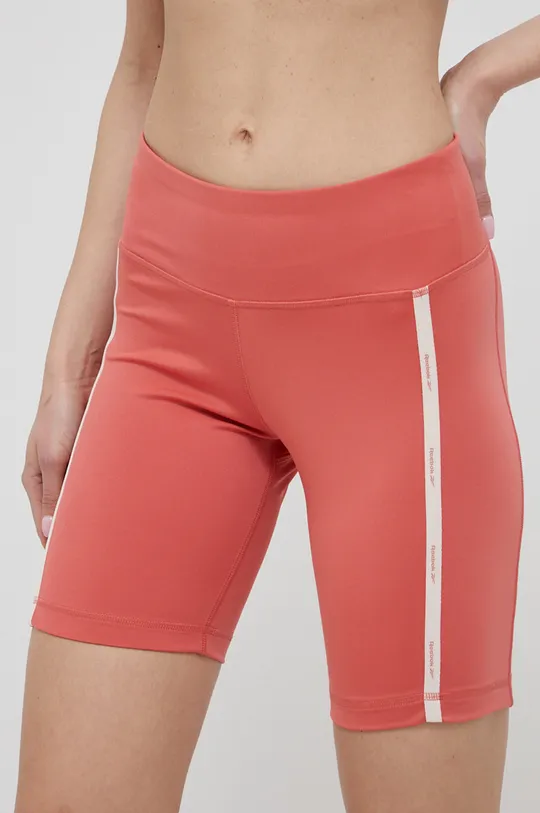 oranžna Kratke hlače za vadbo Reebok Piping Ženski