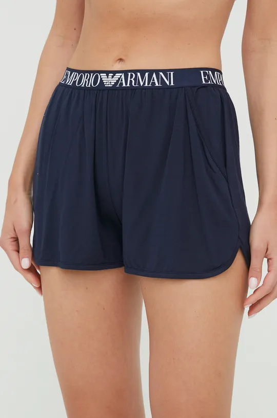 mornarsko plava Kratke hlače Emporio Armani Underwear Ženski