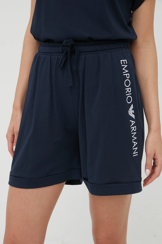 granatowy Emporio Armani Underwear szorty bawełniane 262723.2R340 Damski