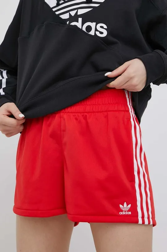 rdeča Kratke hlače adidas Originals Adicolor Ženski