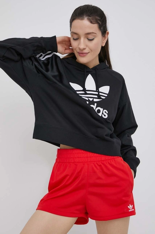 czerwony adidas Originals szorty Adicolor HE9495