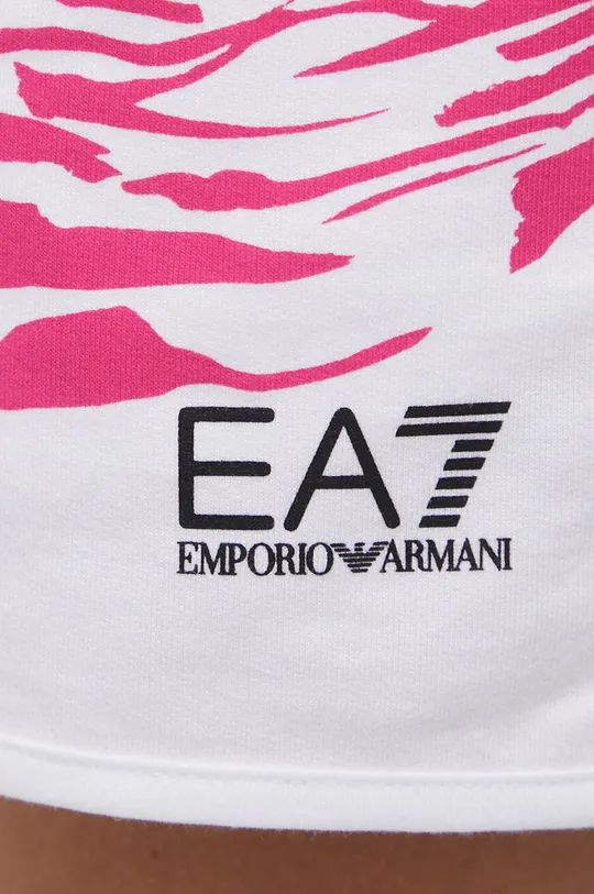 λευκό Σορτς EA7 Emporio Armani