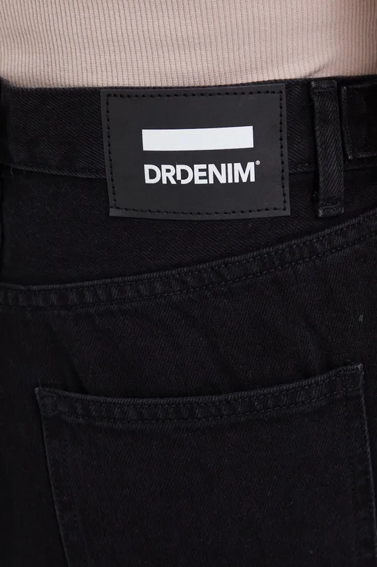 čierna Rifľové krátke nohavice Dr. Denim