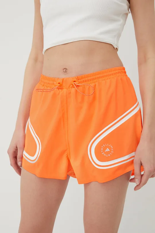 Kratke hlače za trčanje adidas by Stella McCartney Truepace narančasta