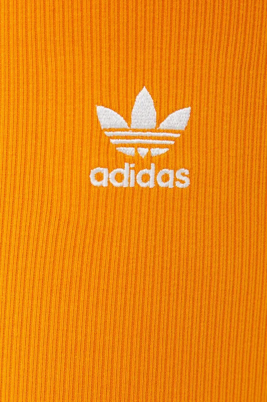 narancssárga adidas Originals rövidnadrág Adicolor HF7483