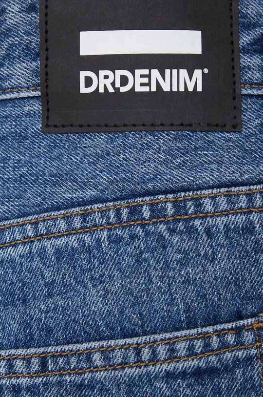 modrá Rifľové krátke nohavice Dr. Denim