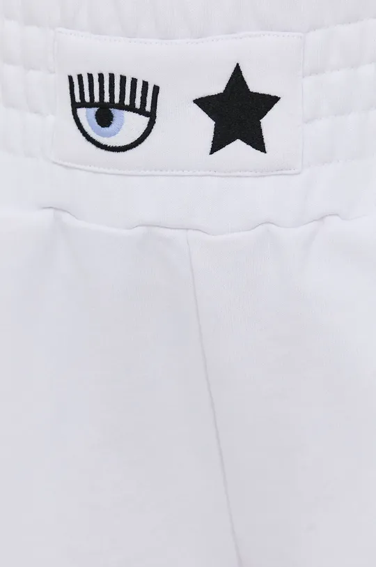 bijela Pamučne kratke hlače Chiara Ferragni
