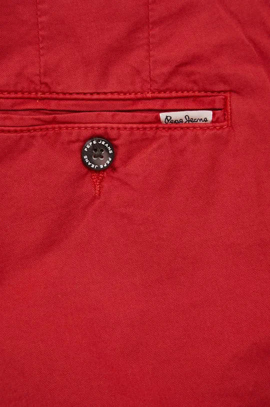 κόκκινο Βαμβακερό σορτσάκι Pepe Jeans Balboa Short