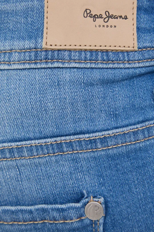 niebieski Pepe Jeans szorty jeansowe SIOUXIE